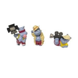 KINDER SURPRISE SET happy hippos (3) HOLLYWOOD STARS 1997